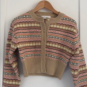NWOT Le Reveur Cropped cardigan